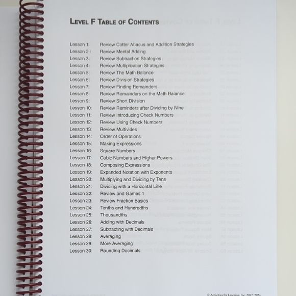 RightStart Math Level F Lessons (Second Edition) - Picture 3 of 10